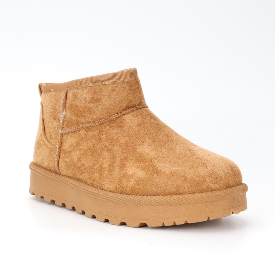 Fluffy Boots - Camel