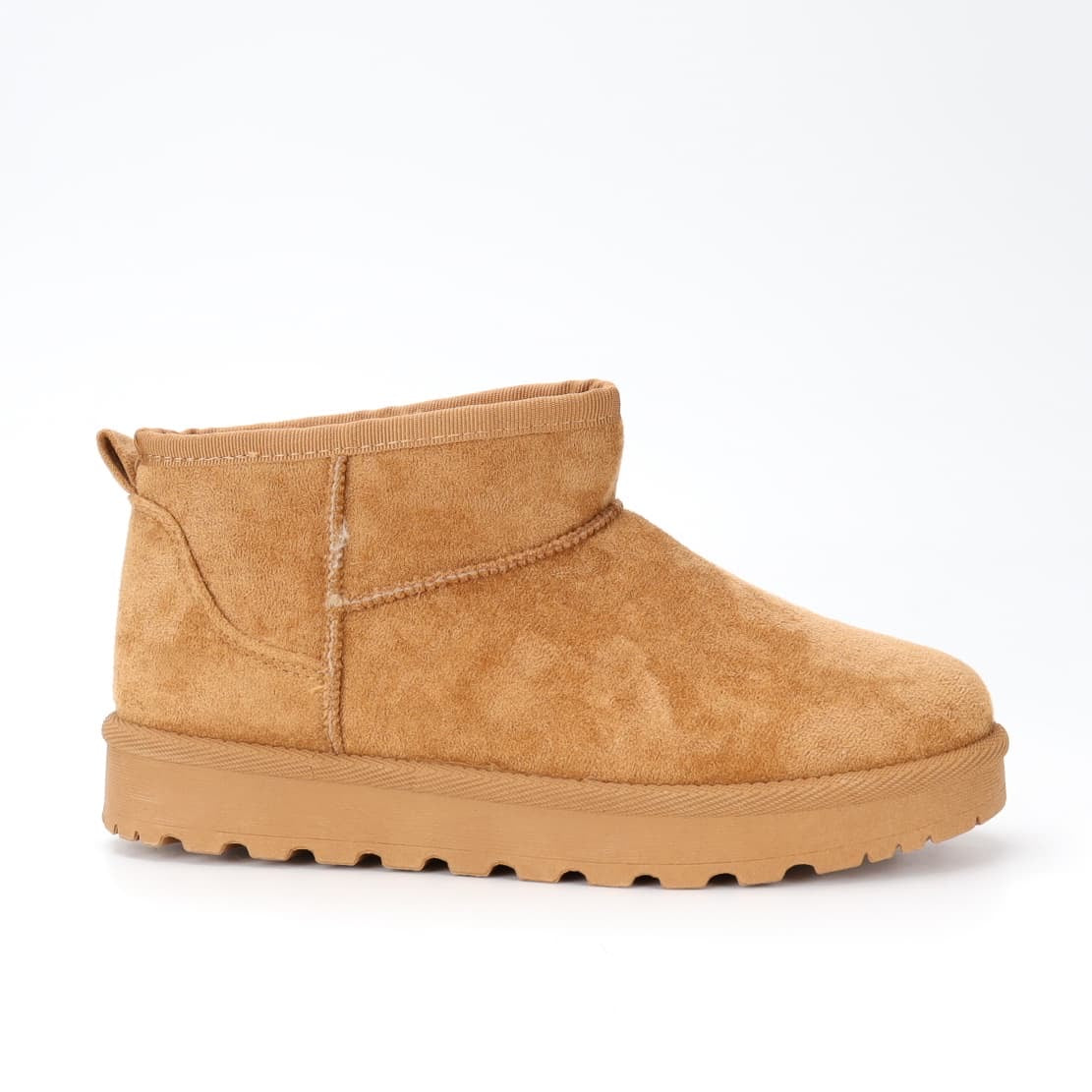 Fluffy Boots - Camel