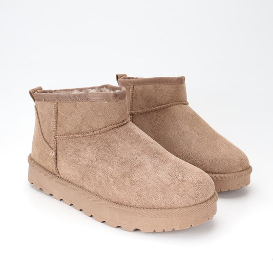 Fluffy Boots - Beige